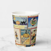Vintage Halloween Ephemera Papieren Bekers (Links)