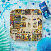 Vintage Halloween Ephemera Papieren Bordje (Feest)