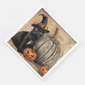 Vintage Halloween Ephemera Servet (Hoek)