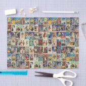 Vintage Halloween Ephemera Tissuepapier (Craft)