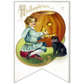 Vintage Halloween Ephemera Vlaggetjes (Eerste vlag)