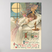 Vintage Halloween Fairies Poster (Voorkant)