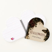 Vintage Halloween-feest Notitieboek (Binnen)