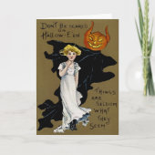 Vintage Halloween Feestdagen Kaart (Voorkant)