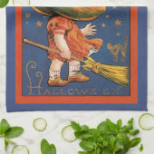 Vintage Halloween, Giant Pumpkin Head Costume Theedoek (Gevouwen)