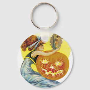 Vintage Halloween Glamor Sleutelhanger
