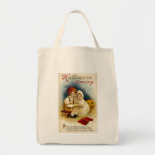 Vintage Halloween Greeting Tote Bag (Voorkant)