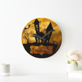 Vintage Halloween Grote Klok (Huis)