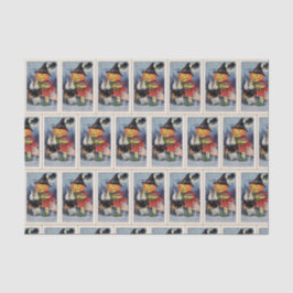 Vintage Halloween-hekpompoenpartij Tissuepapier