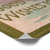 Vintage Halloween heksenpoel poster (Hoek)