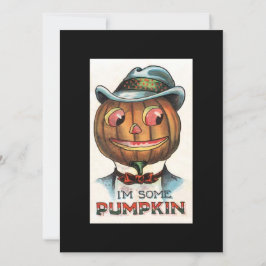 Vintage Halloween Ik ben een pompoenkop