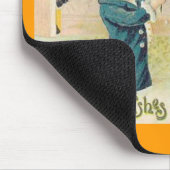 Vintage Halloween Jack o'Lantern Couple Muismat (Hoek)