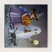 Vintage Halloween Jigzaag Puzzle Legpuzzel (Horizontaal)