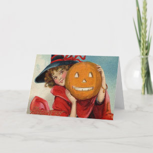 Vintage Halloween Kaart
