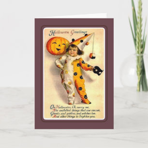 Vintage Halloween Kaart