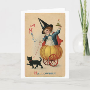 Vintage Halloween Kaart