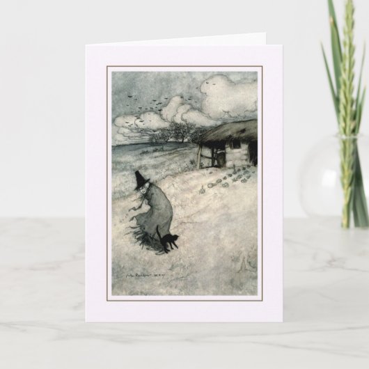 Vintage Halloween Kaart (Voorkant)