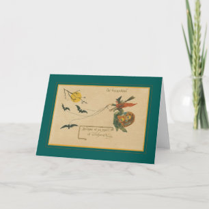 Vintage Halloween Kaart