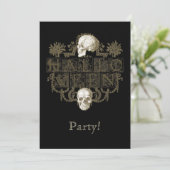 Vintage Halloween Kaart (Staand voorkant)