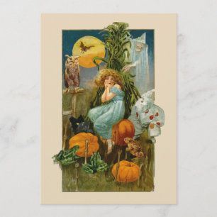 Vintage Halloween Kaart