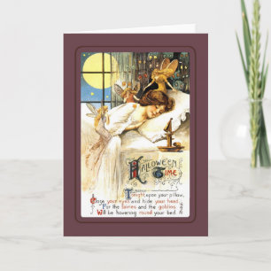 Vintage Halloween Kaart