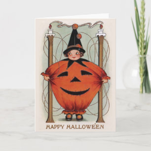 Vintage Halloween Kaart
