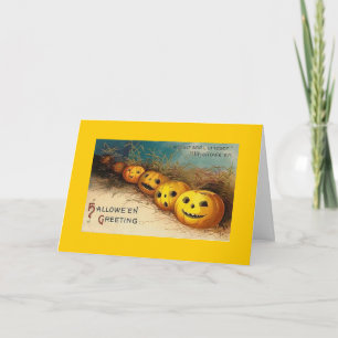 Vintage Halloween Kaart