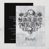 Vintage Halloween Kaart (Voorkant / Achterkant)