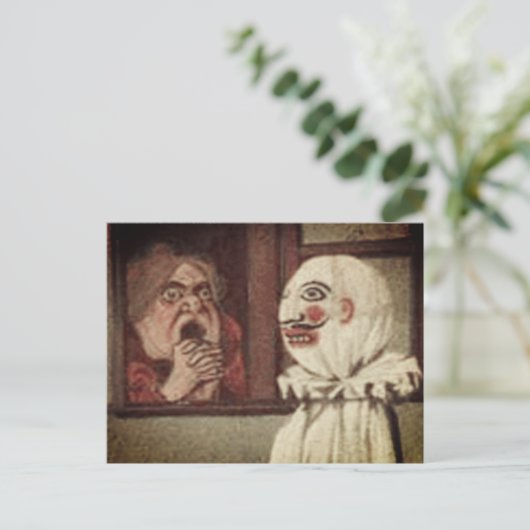 Vintage Halloween Kaart (Staand voorkant)