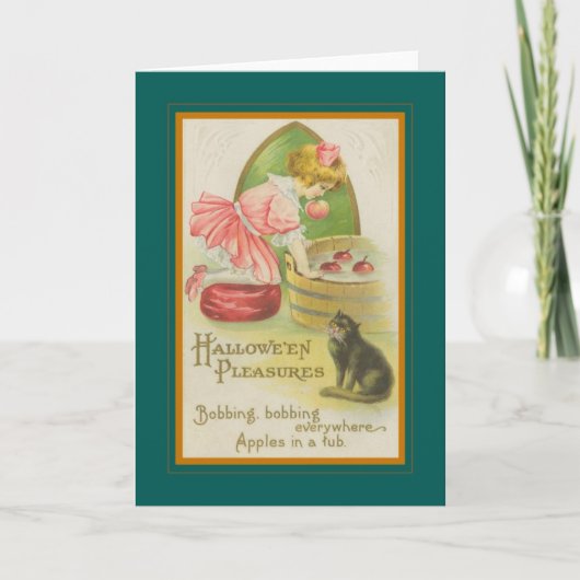 Vintage Halloween Kaart (Voorkant)