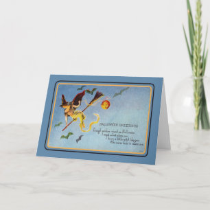 Vintage Halloween Kaart