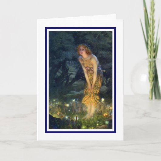 Vintage Halloween Kaart (Voorkant)