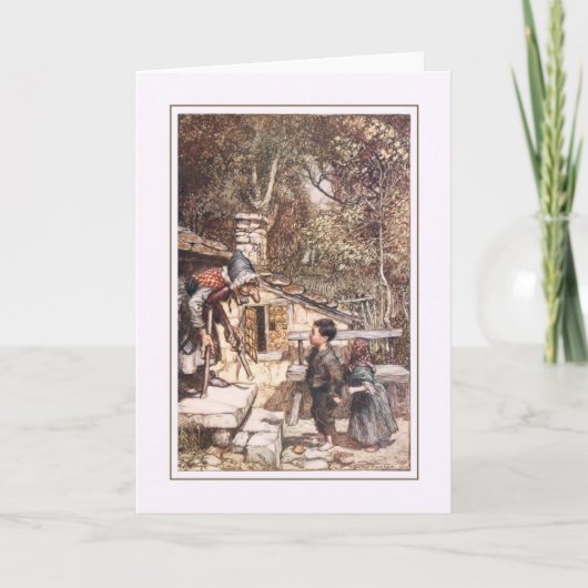 Vintage Halloween Kaart (Voorkant)