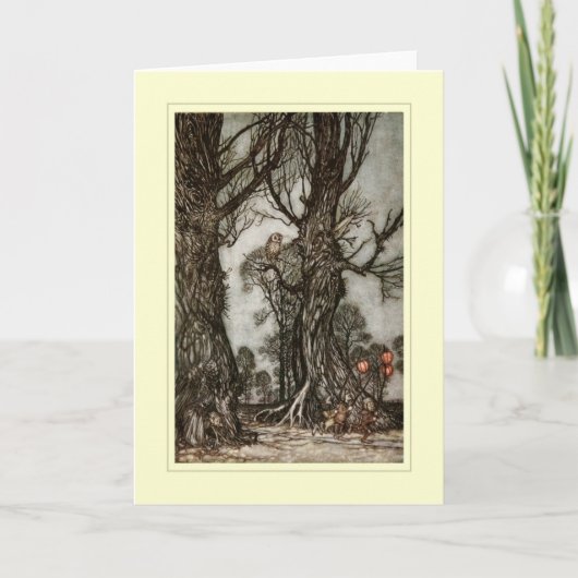 Vintage Halloween Kaart (Voorkant)