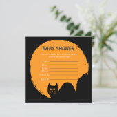 Vintage Halloween Kaart (Staand voorkant)