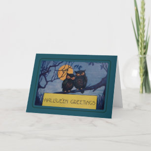 Vintage Halloween Kaart