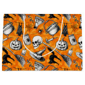 Vintage Halloween Large Cadeautasje (Voorkant)
