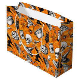 Vintage Halloween Large Cadeautasje