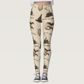 Vintage Halloween Leggings (Voorkant)