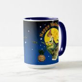 Vintage Halloween Mok (Voorkant rechts)