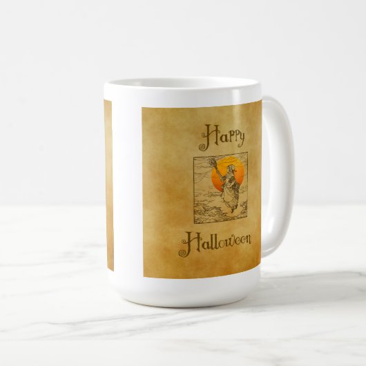 Vintage Halloween Mok (Voorkant rechts)