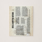 Vintage Halloween Newspaper Legpuzzel (Verticaal)