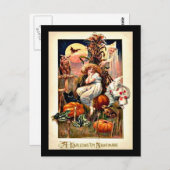 Vintage Halloween Nightmare Briefkaart (Voorkant / Achterkant)