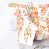 Vintage Halloween Orange Christmas Wrapping Paper Cadeaupapier