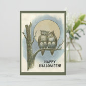 Vintage Halloween Pair van Eigenaars Sitting Night (Staand voorkant)