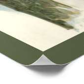 Vintage Halloween Pair van Eigenaars Sitting Night Poster (Hoek)