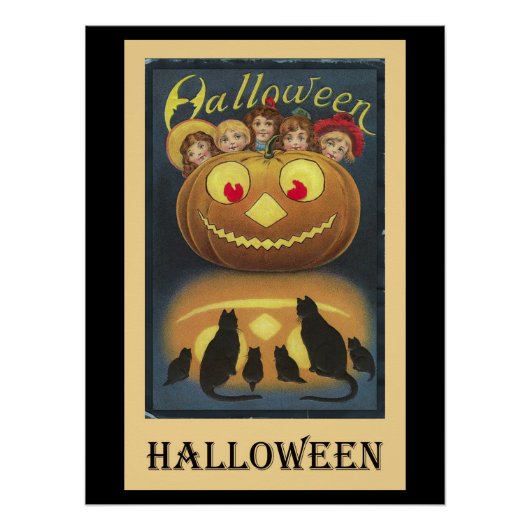 Vintage Halloween Perfect Poster (Voorkant)