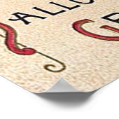 Vintage Halloween pomkin Holiday poster (Hoek)