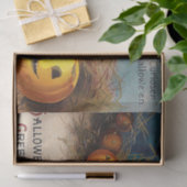 Vintage Halloween-pompoenpartijweefsel Tissuepapier (Geschenk)