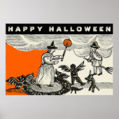 Vintage Halloween Poster (Voorkant)